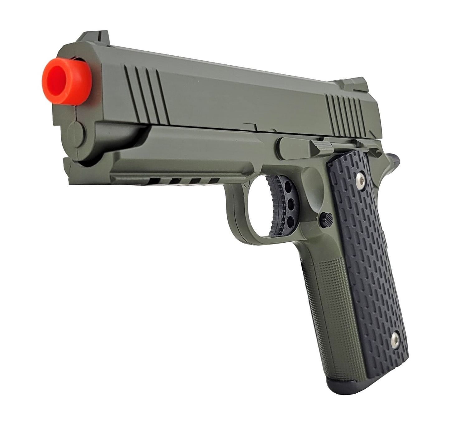 UKArms G25 Full Metal Spring Powered Airsoft Pistol Replica - Army Green