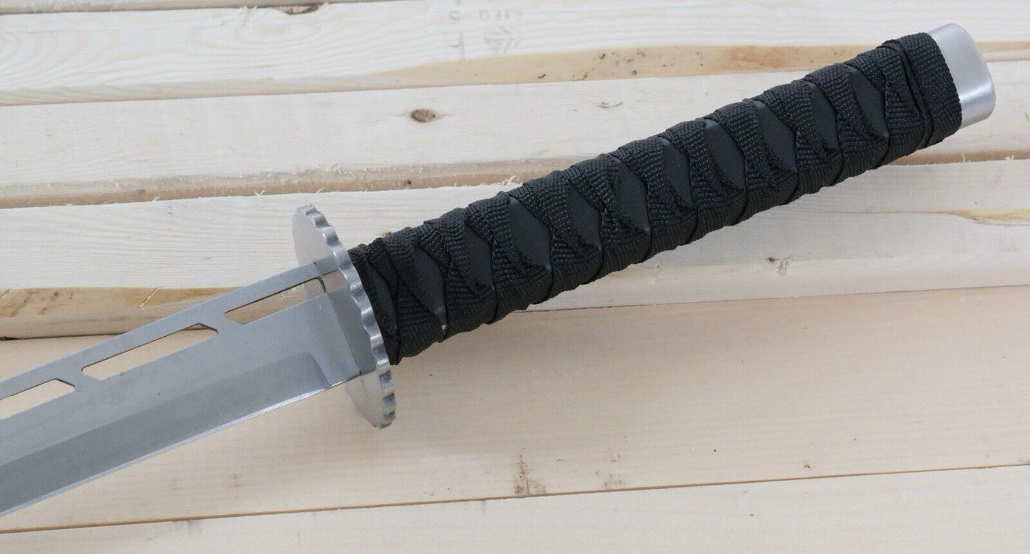 29” Ninja Sword 🥷 Tanto Steel Hilt Full Tang Razor Sharp Samurai Battle Ready