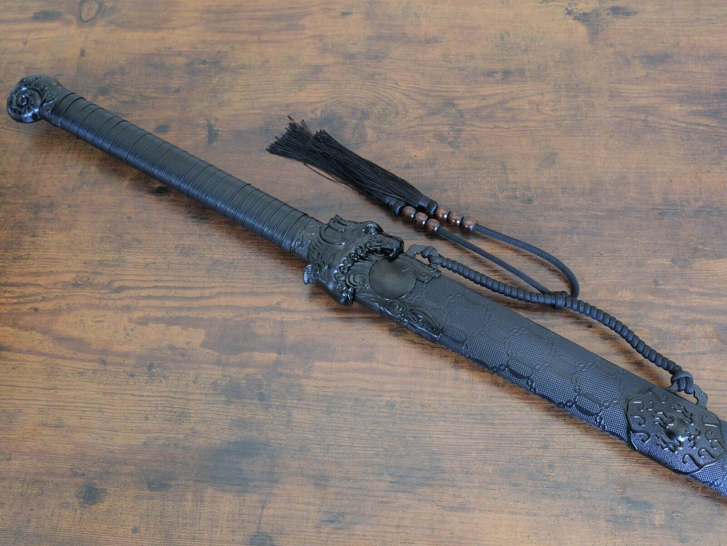 44”Ninja Sword XL Shadow Warrior Stealth Two Hand Ornate Extra Long Battle Ready