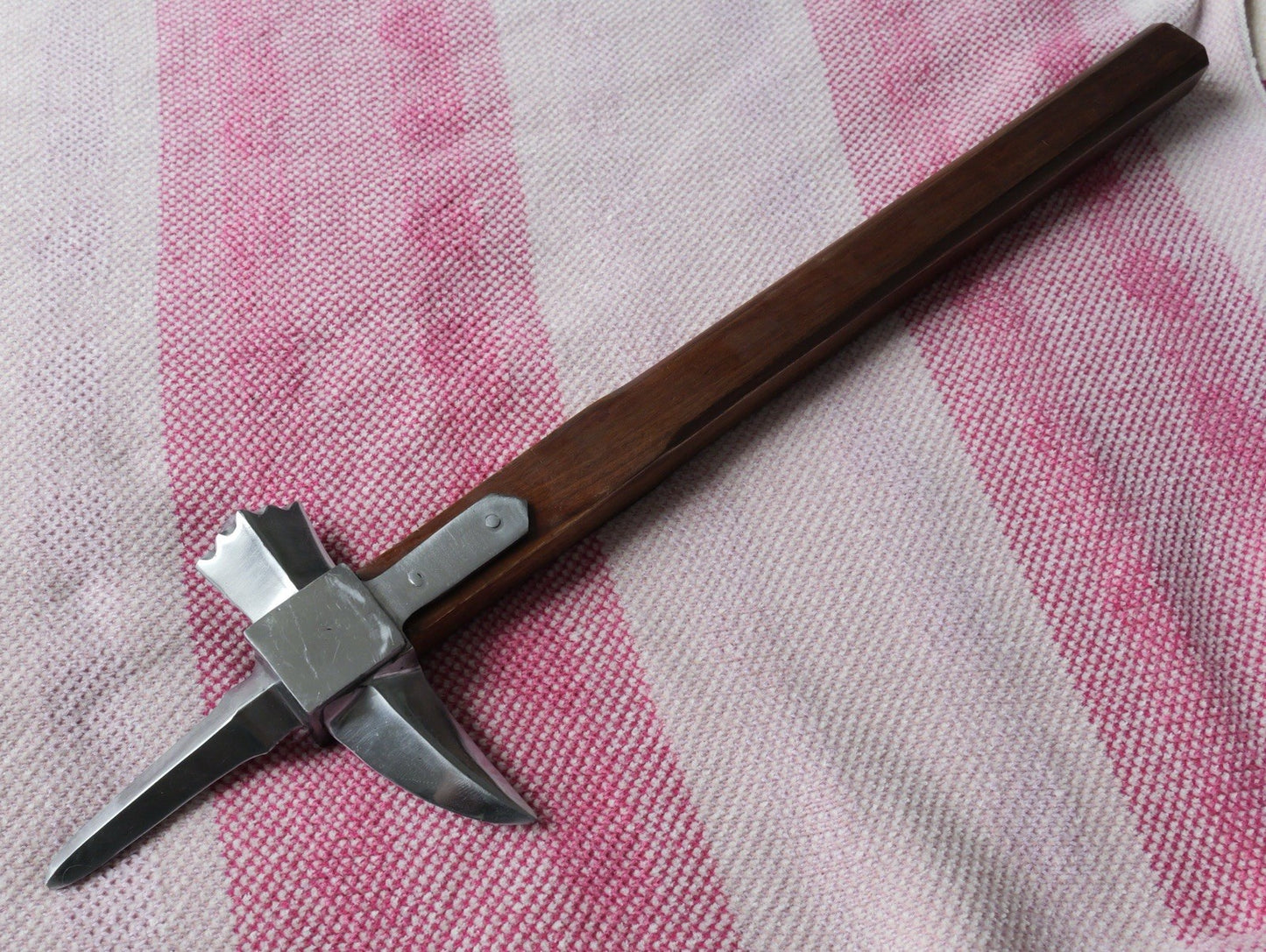 24" LUCERNE WAR HAMMER Teak Handle Hand Forged Rustic Heavy Duty