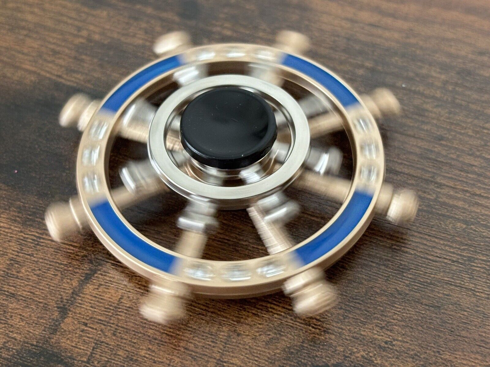 Double Layer Fidget Spinner Metal Gyro Stress Reliving Finger Creativity Toys