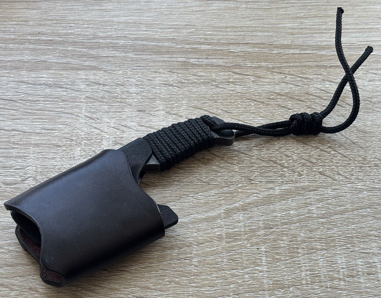12cm Heavy Duty Kiradashi Knife Kydex Leather Sheath Horizontal Carry Sharp Edc