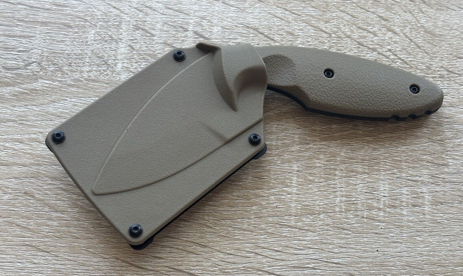 Stealth Fixed Blade Knife Mini Combat Knife 5" 440c Tactical Horizontal Carry