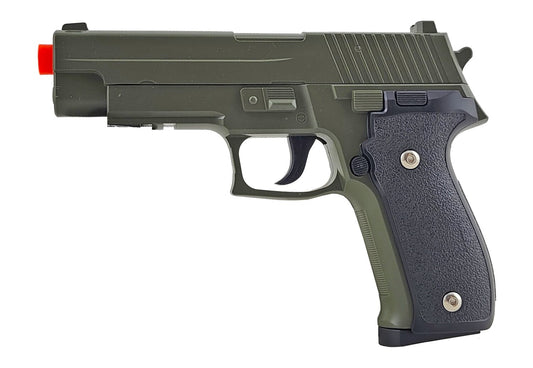 Black G26 Full Metal Airsoft Gun Spring Powered 320 Fps 6mm Bbs Large Size