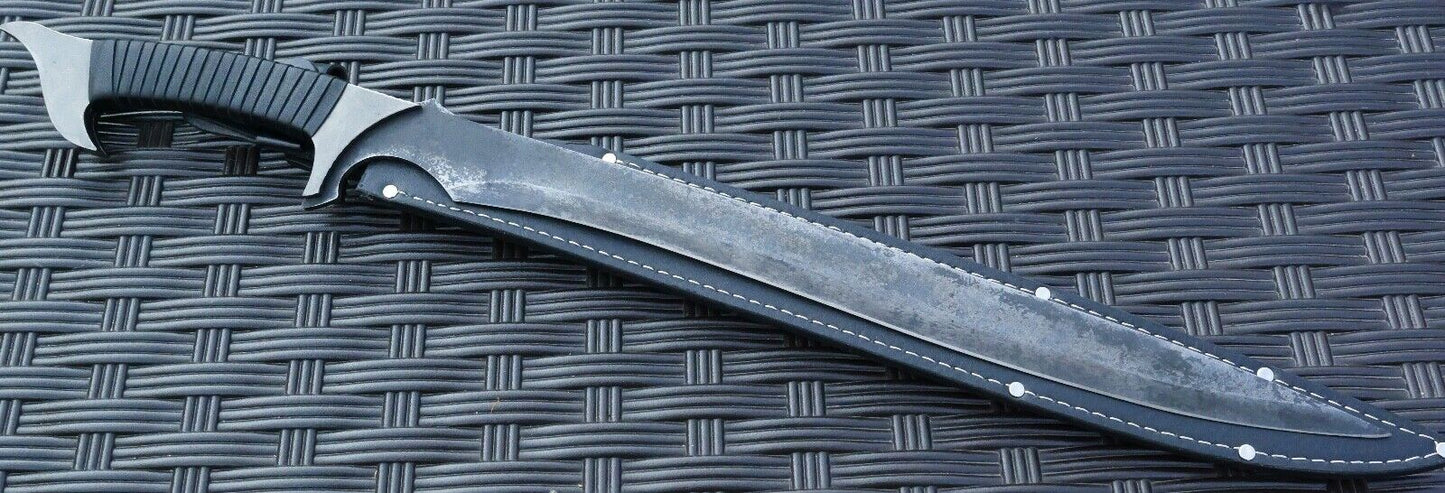 30" Carbon Steel Sword Full Tang Sky Falcon Thick Hand Forged Indestructible