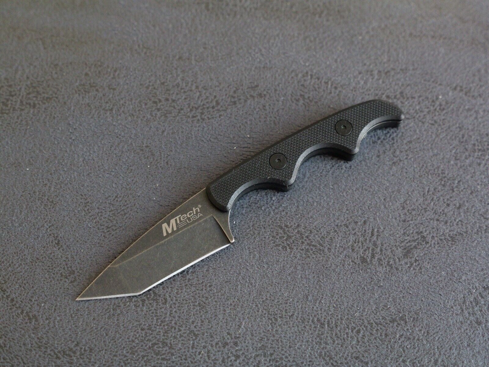 5” Neck Knife Conceal Carry Stealth Tactical Tanto Kydex Sheath Full Tang Edc