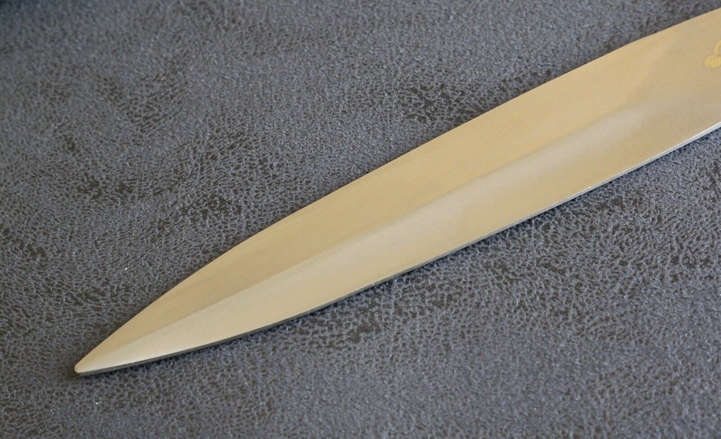 13” Bronze Dagger Metal Sheath Sapphire Gold Etch Blade Tribal Ceremonial Jungle