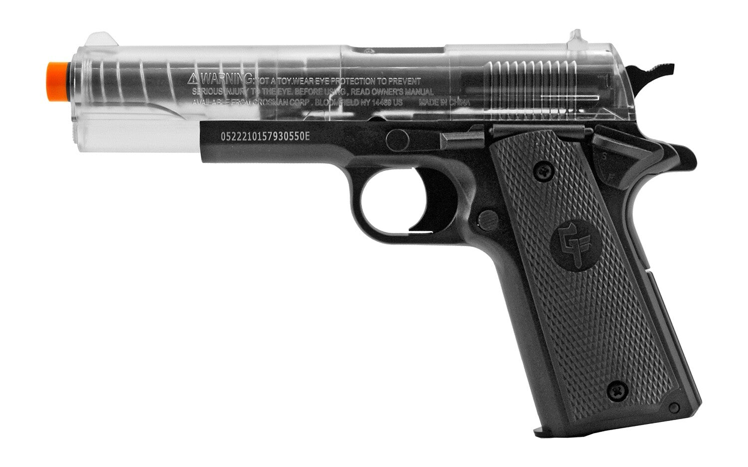 Stinger P311 Spring Powered Airsoft Pistol Game Face Super Power 325 FPs Clear