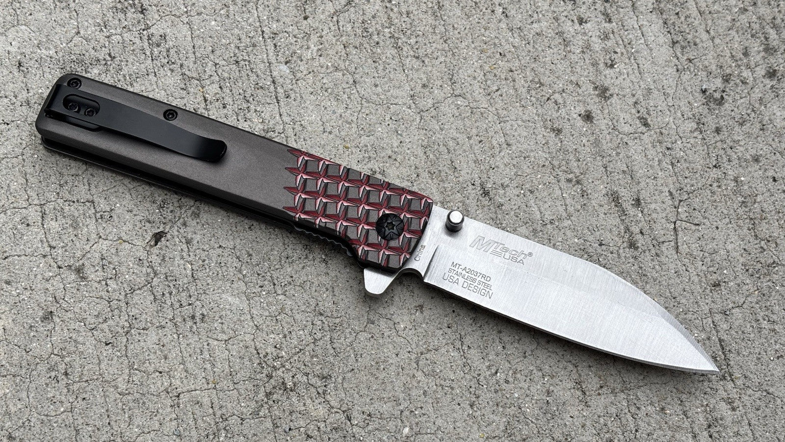 Modern Pocket Knife 8”Spring Assist Full Metal Deep Carry Clip Sheepsfoot Blade