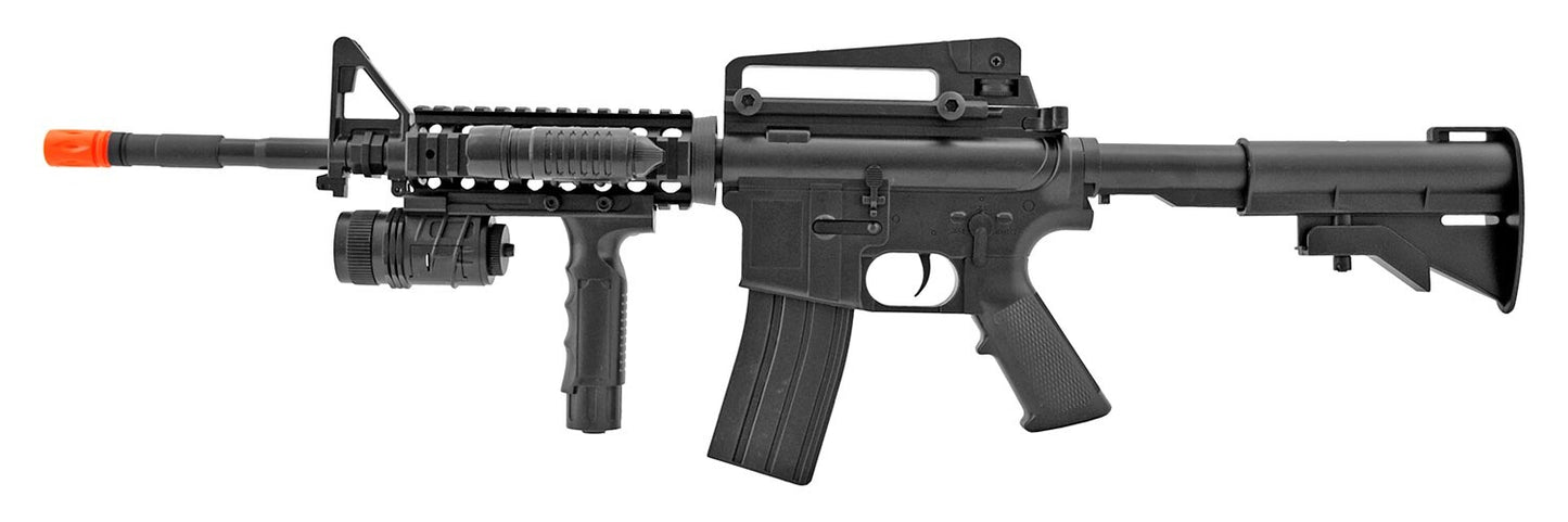 CYMA P1158B Spring Airsoft M4 M4A1 Replica Carbine Assault Rifle with Foregrip