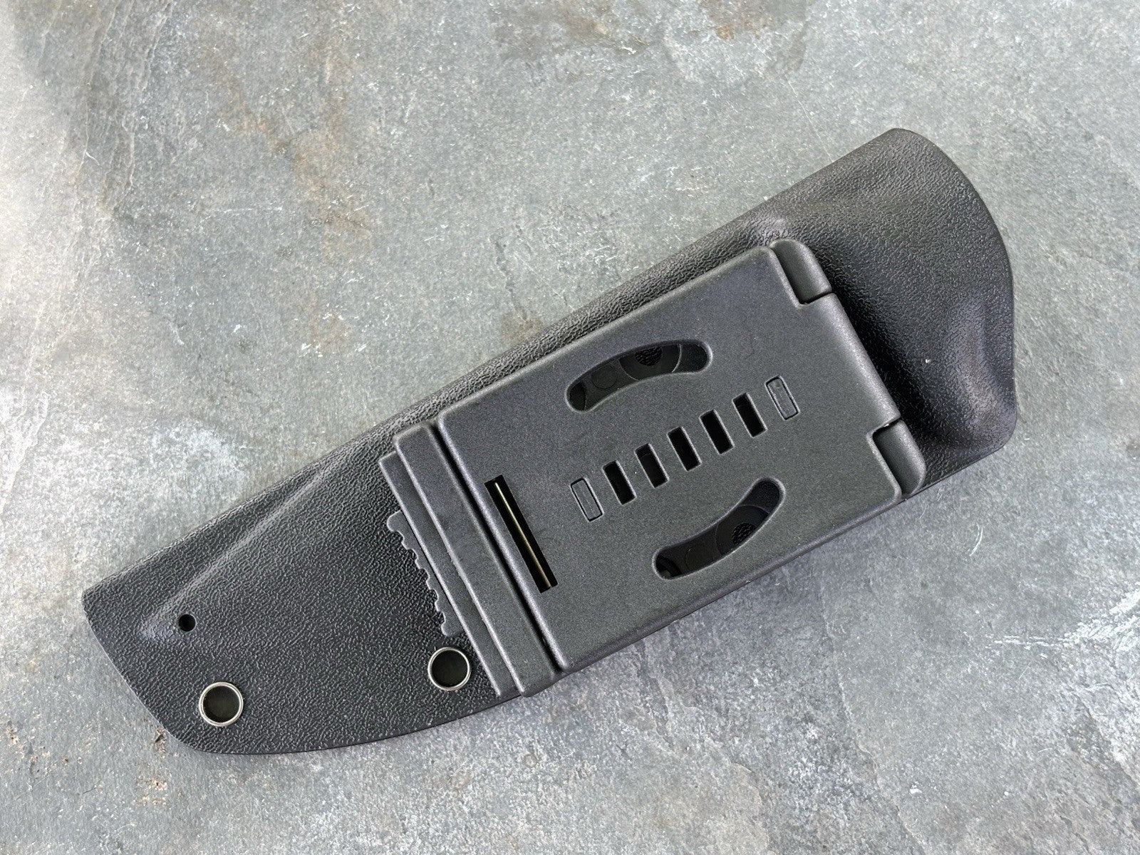 27cm Fixed Blade Knife Army Military Full Tang 5mm Thick Stealth Black Blade