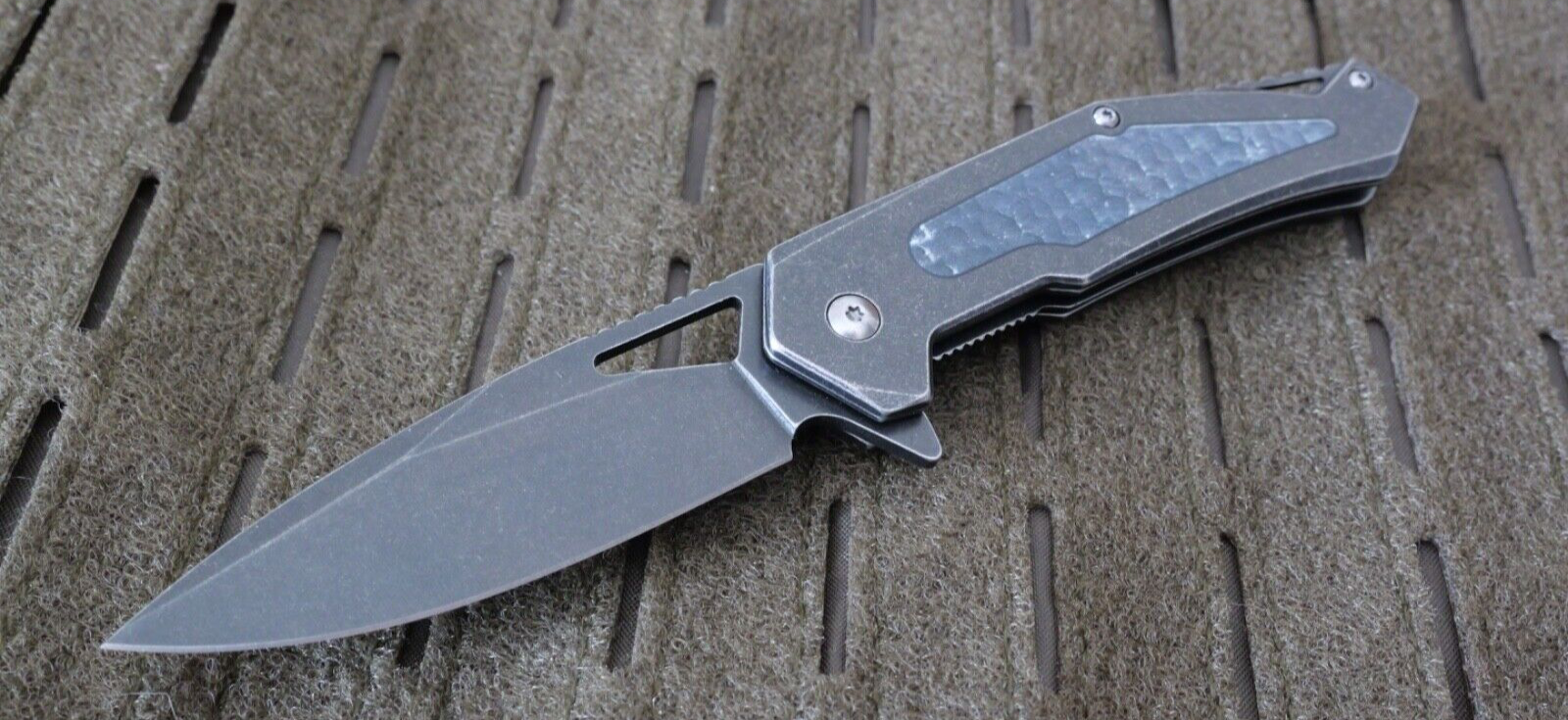 New Modern Pocket Knife All Metal Sharp High Quality Full Size Spring Assist 8"