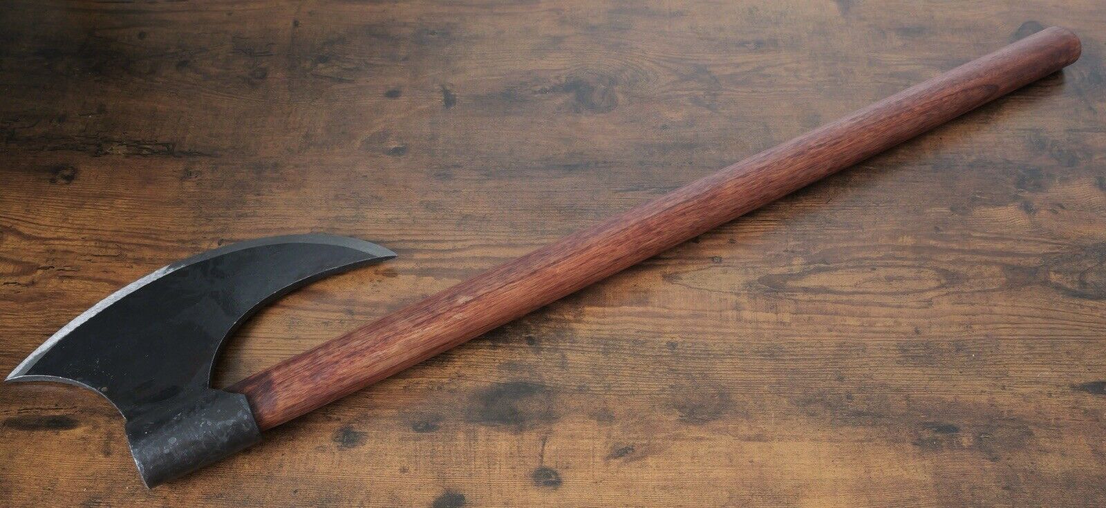 30” Viking Bearded Axe Carbon Steel Hand Forged Heavy Duty Hardwood Handle