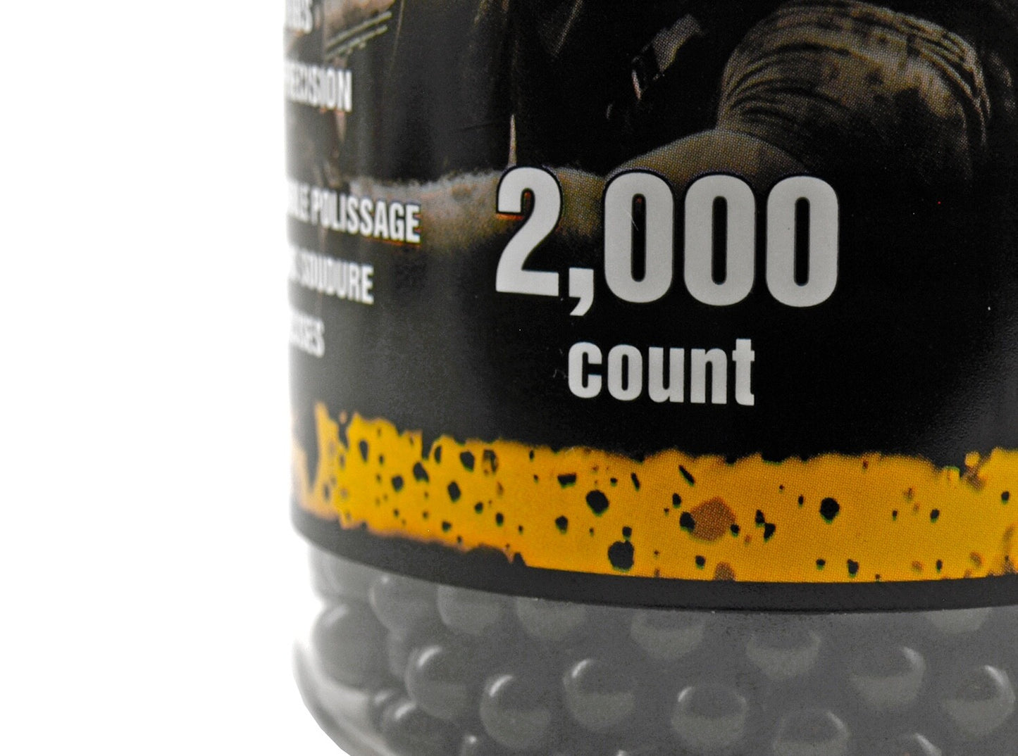 2,000 ct. Maximum Precision .25g Airsoft BB High Polished AEG Electric Airsoft