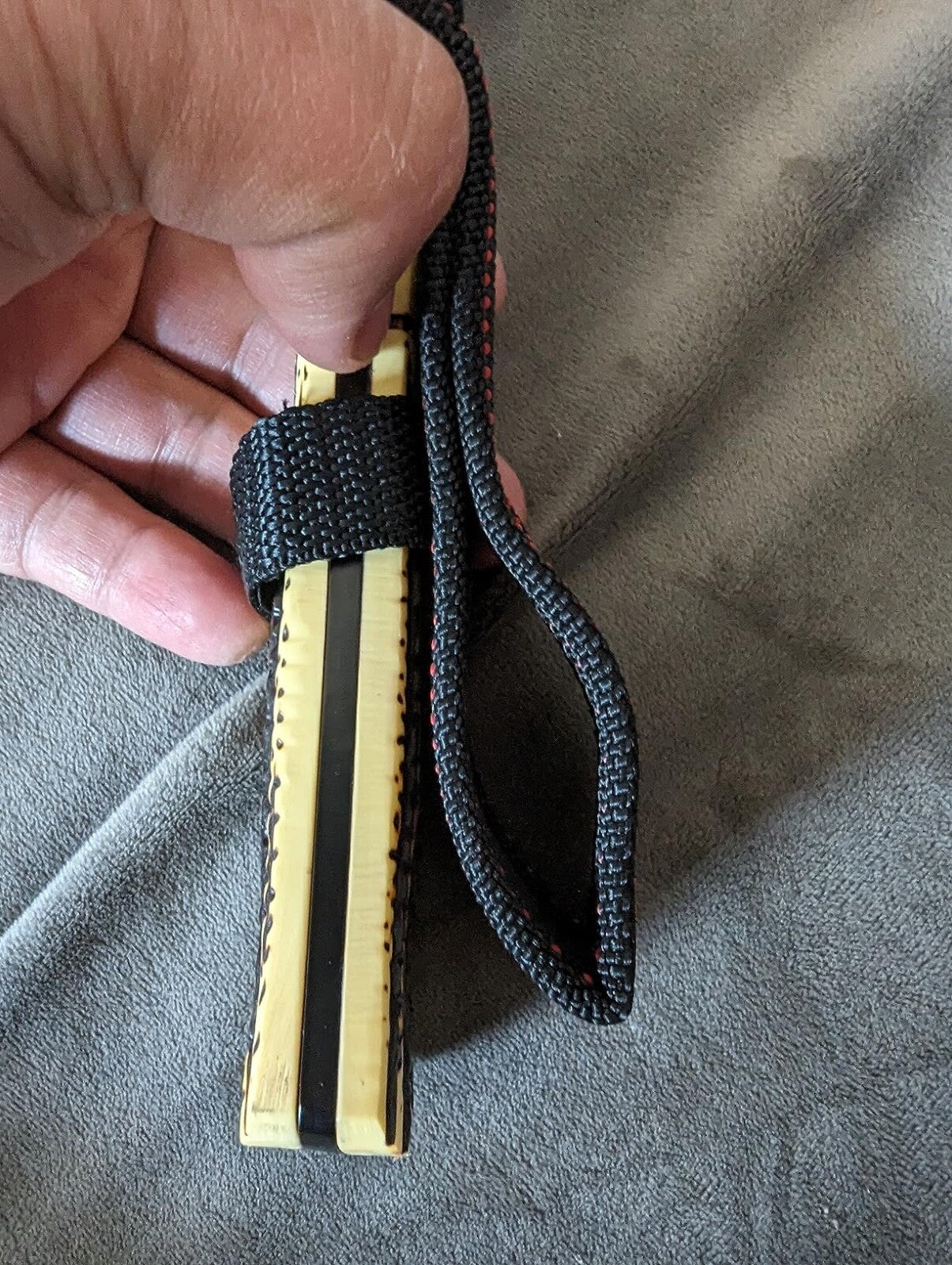 9.5" Suvival Knife Fixed Blade Full Tang Stealth Black Nylon Sheath Sharp EDC