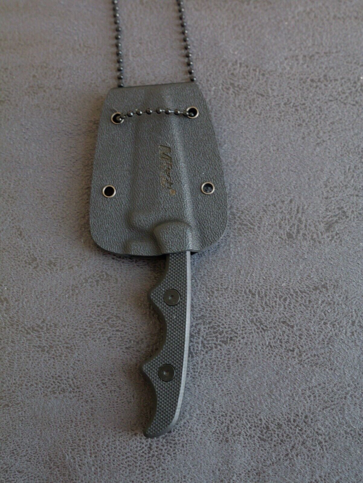 5” Neck Knife Conceal Carry Stealth Tactical Tanto Kydex Sheath Full Tang Edc