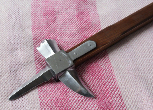 24" LUCERNE WAR HAMMER Teak Handle Hand Forged Rustic Heavy Duty