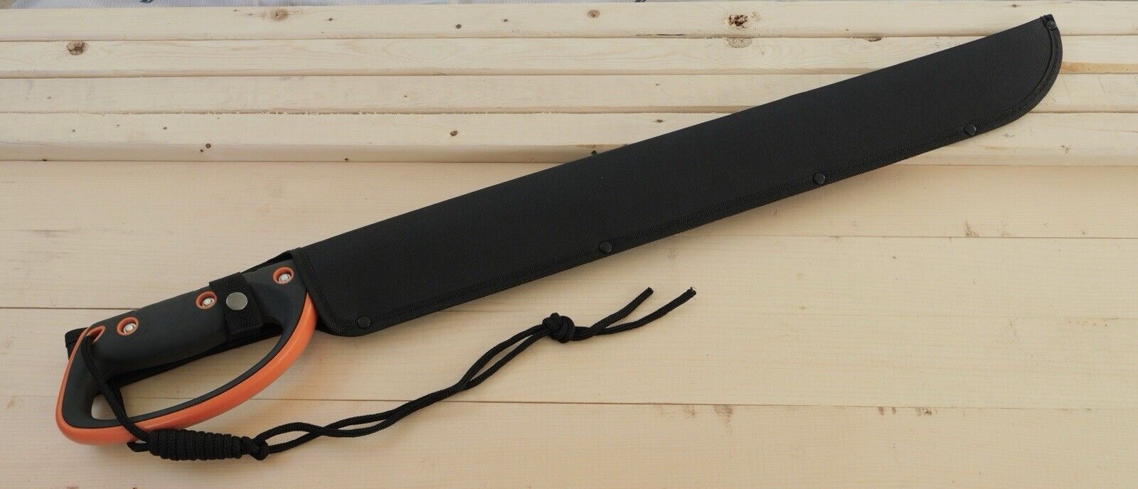 28” Long Machete Black Sawback 5mm Thick Full Tang Rubber Handle Sheath Sharp XL