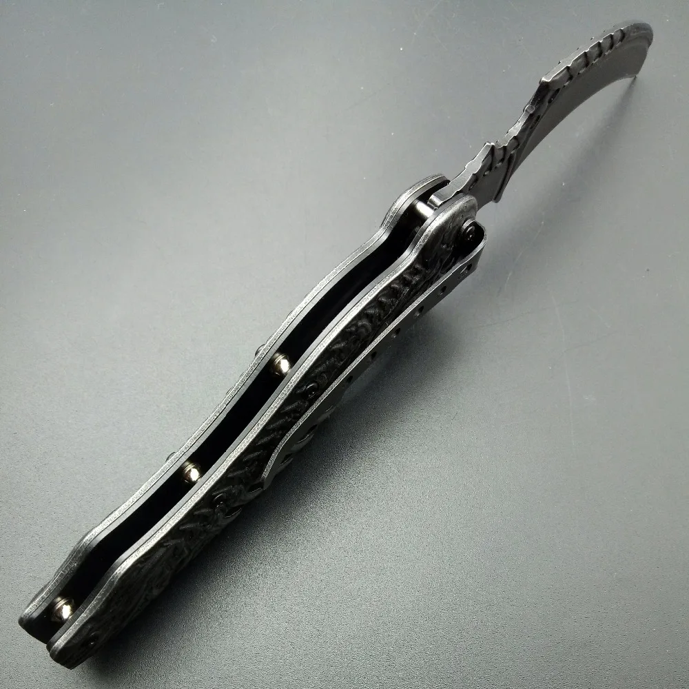 Skeleton Pocket Knife Spring Assisted Grim Reaper Design 8" Open Folding Knife