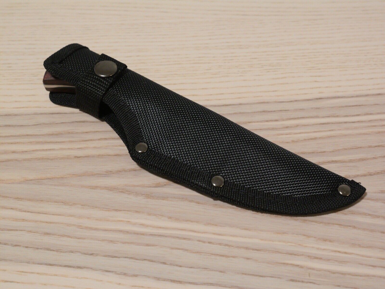 8” Fixed Blade Knife Full Tang Large Sheath Conceal Carry Stealth Belt Loop