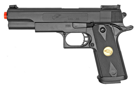P169 Double Eagle Spring Power Airsoft Pistol Black Double Eagle Full Size