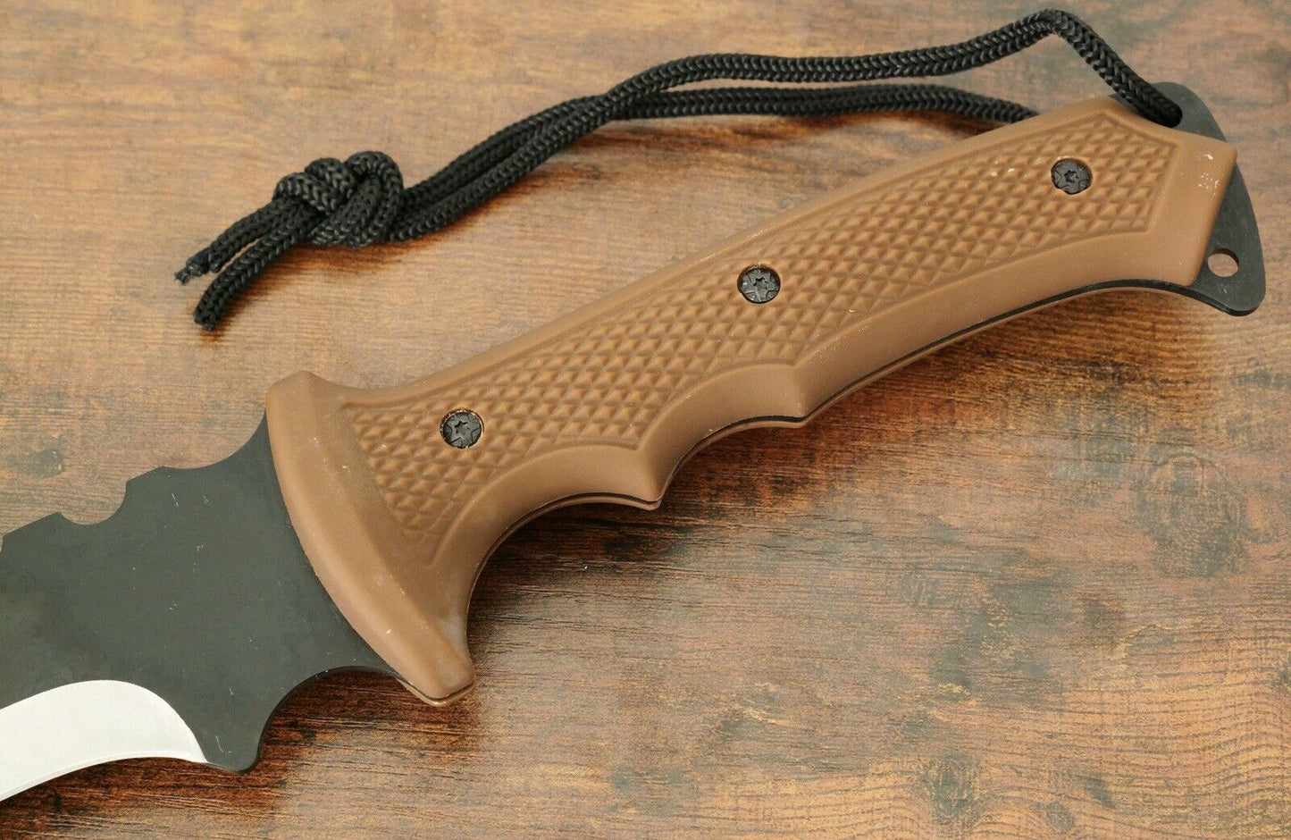 25” Machete Desert Storm Tactical Outdoor Full Size Scimitar Fantasy Sheath Tan