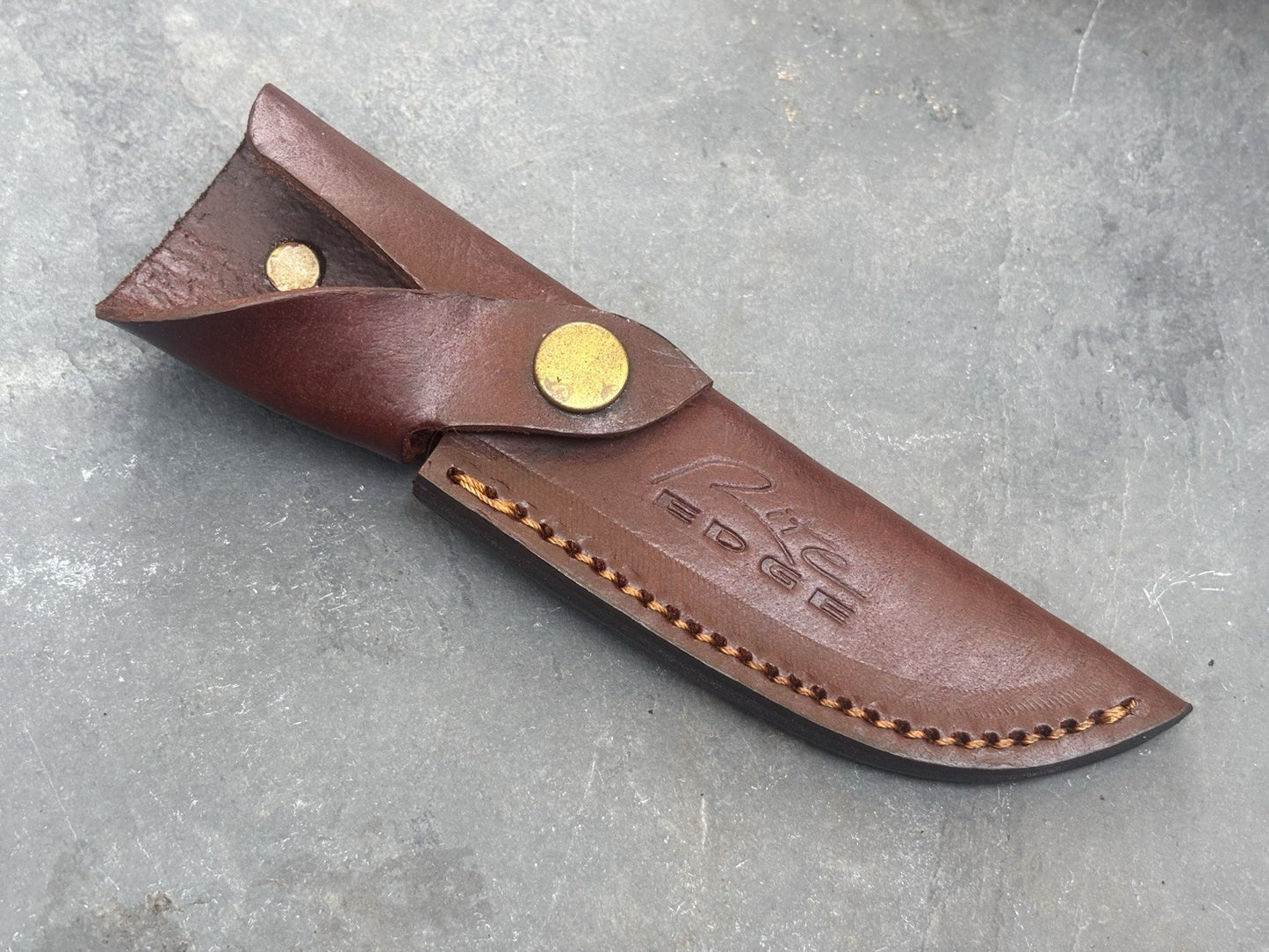 8” Fixed Blade Knife Leather Sheath High Carbon Steel File Knife Handmade Thick