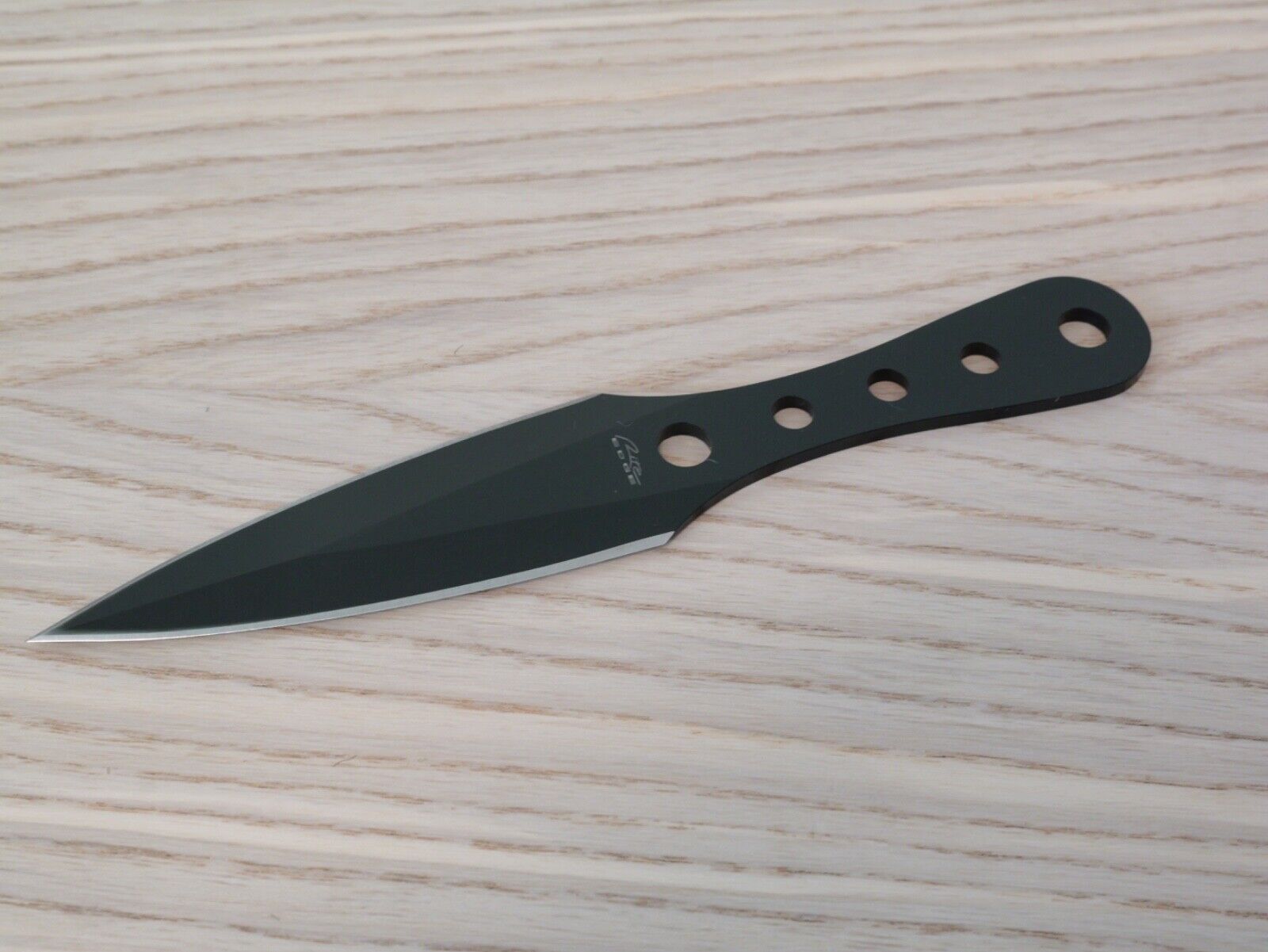 Classic 3pc Throwing Knife Set Stealth Balanced Knives Spear Double Edge Black