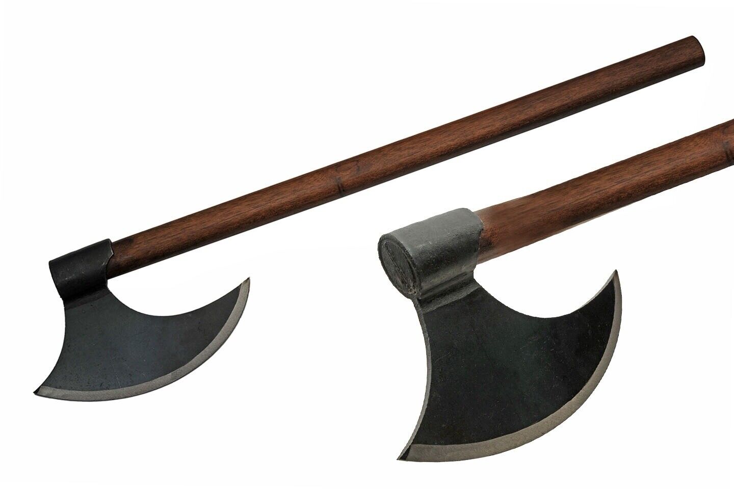 30” Viking Bearded Axe Carbon Steel Hand Forged Heavy Duty Hardwood Handle