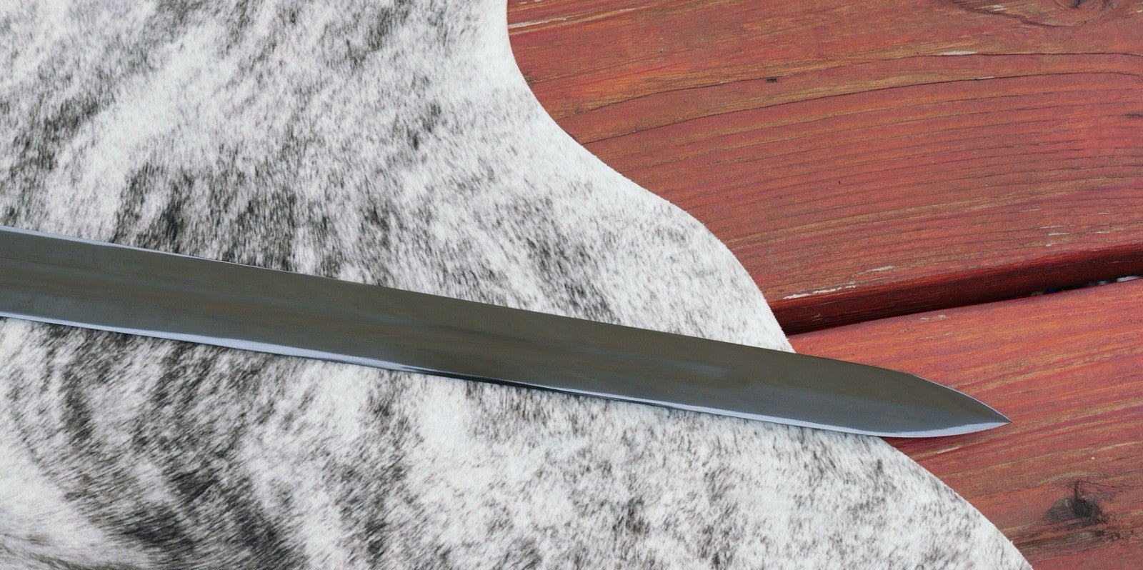 47” Medieval Longsword Dark Knight Black Sharp Battle Ready Double Edge 1065