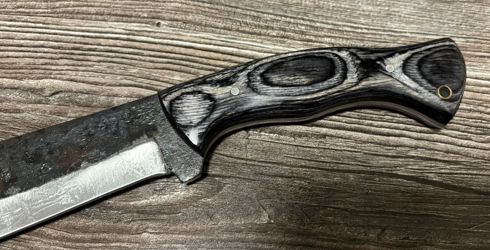 Carbon Steel Machete Full Tang 8mm Thick Blade Sharp Wood Handle Sheath 18.5”