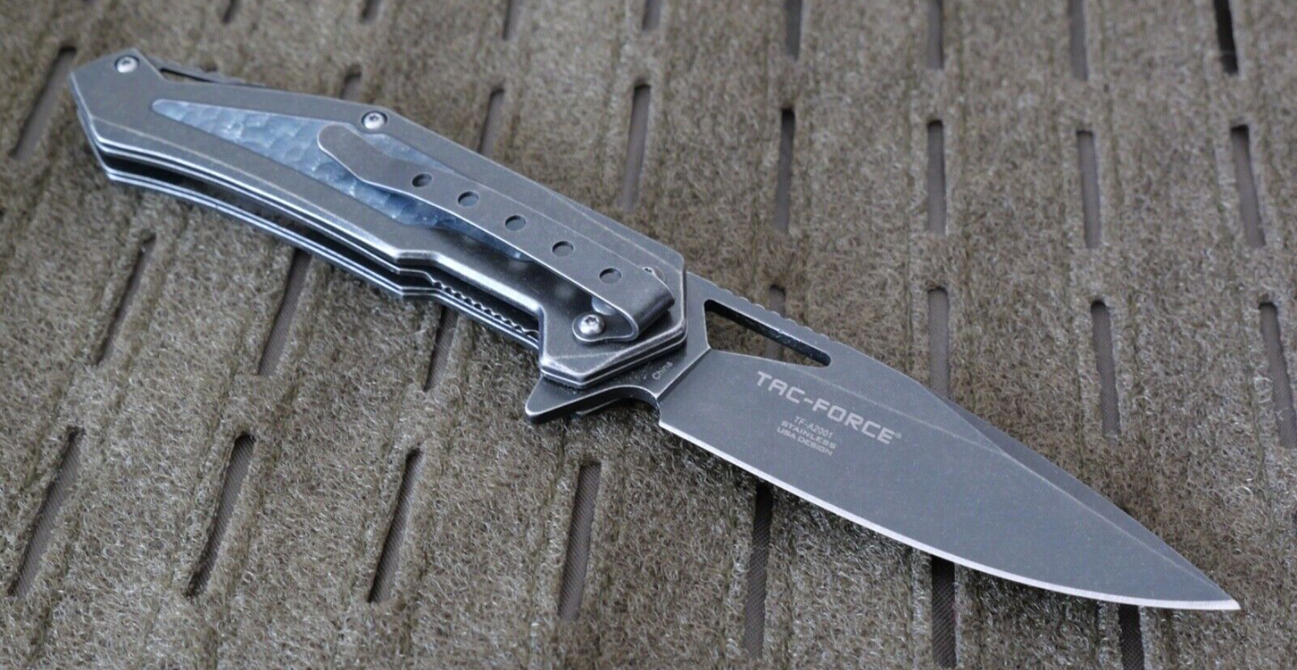 New Modern Pocket Knife All Metal Sharp High Quality Full Size Spring Assist 8"