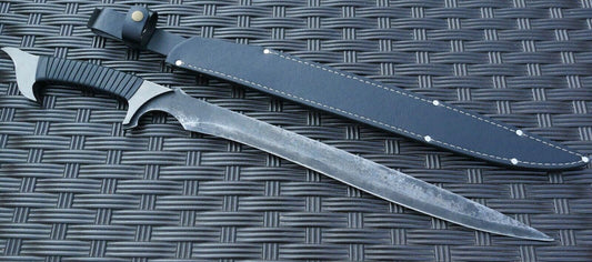 30" Carbon Steel Sword Full Tang Sky Falcon Thick Hand Forged Indestructible