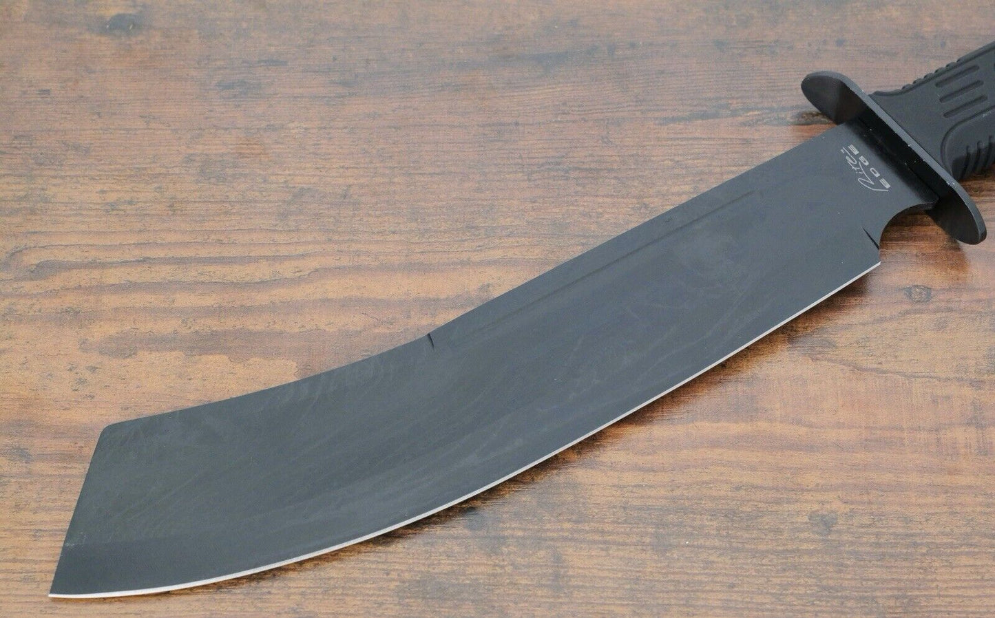 17” Machete Black Curved Blade Hiking Lightweight Sharp Nylon Sheath Belt Loop