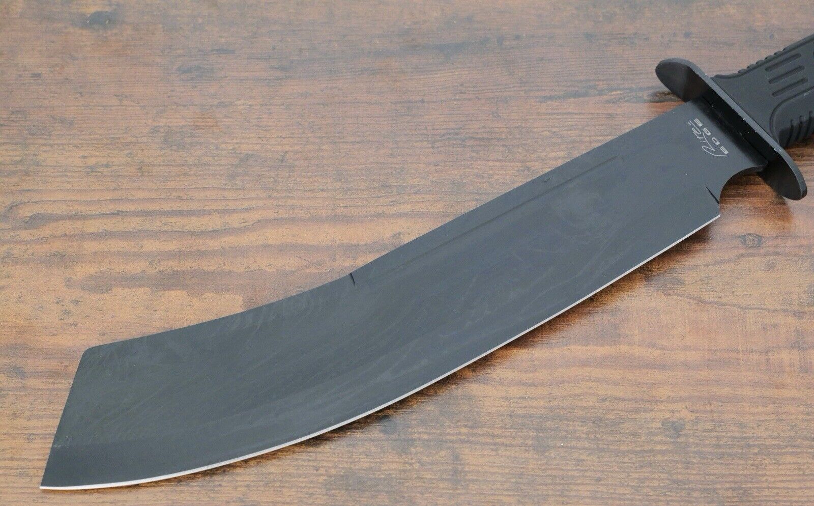 17” Machete Black Curved Blade Hiking Lightweight Sharp Nylon Sheath Belt Loop