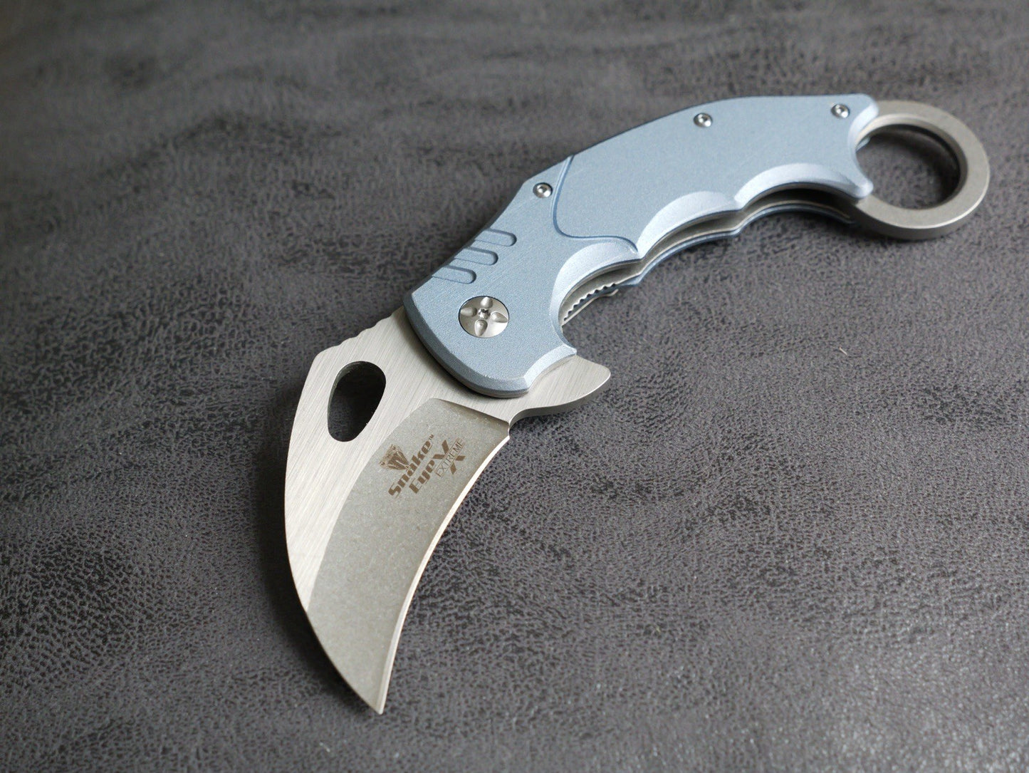 Tactical Karambit Combat Knife Stealth Army Manual Folding Knife Metal Handle