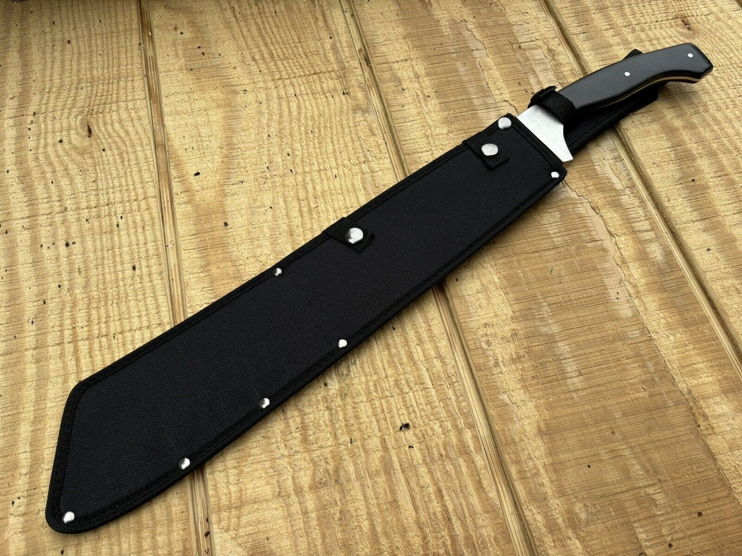 Jungle Machete Heavy Duty Tactical Stealth Black 25” XL 8mm Thick Blade Sharp