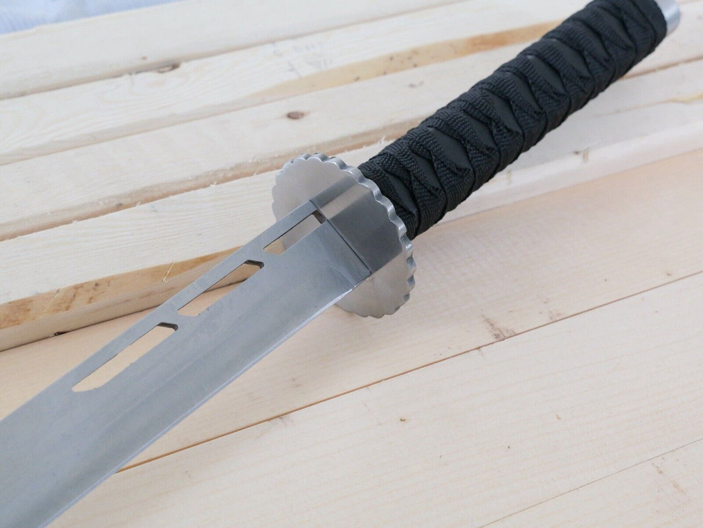 29” Ninja Sword 🥷 Tanto Steel Hilt Full Tang Razor Sharp Samurai Battle Ready