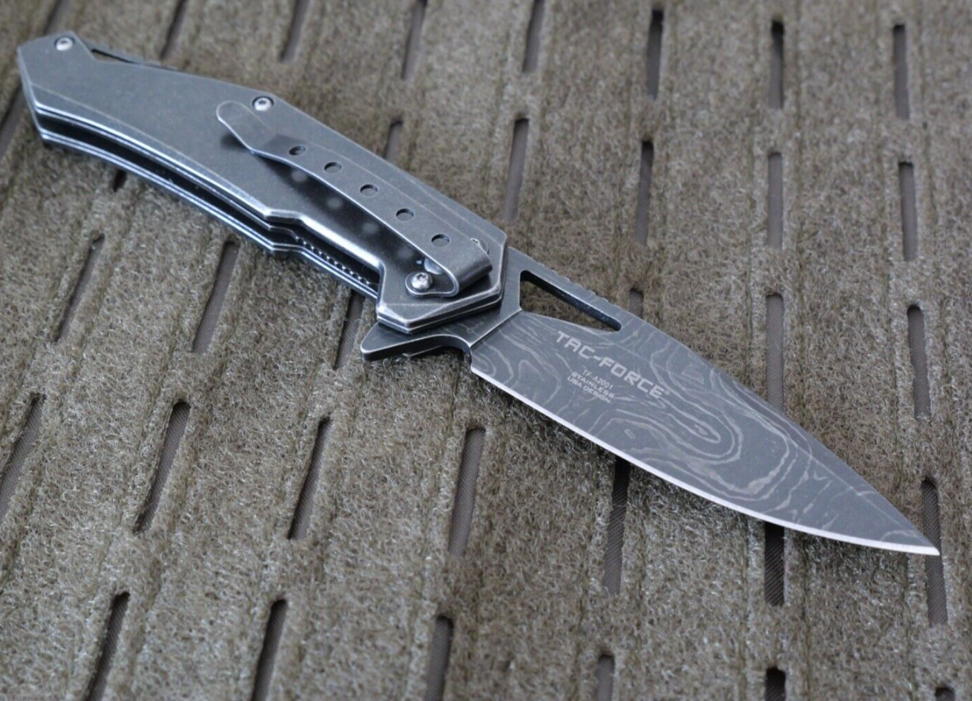 New Modern Pocket Knife All Metal Sharp High Quality Full Size Spring Assist 8"