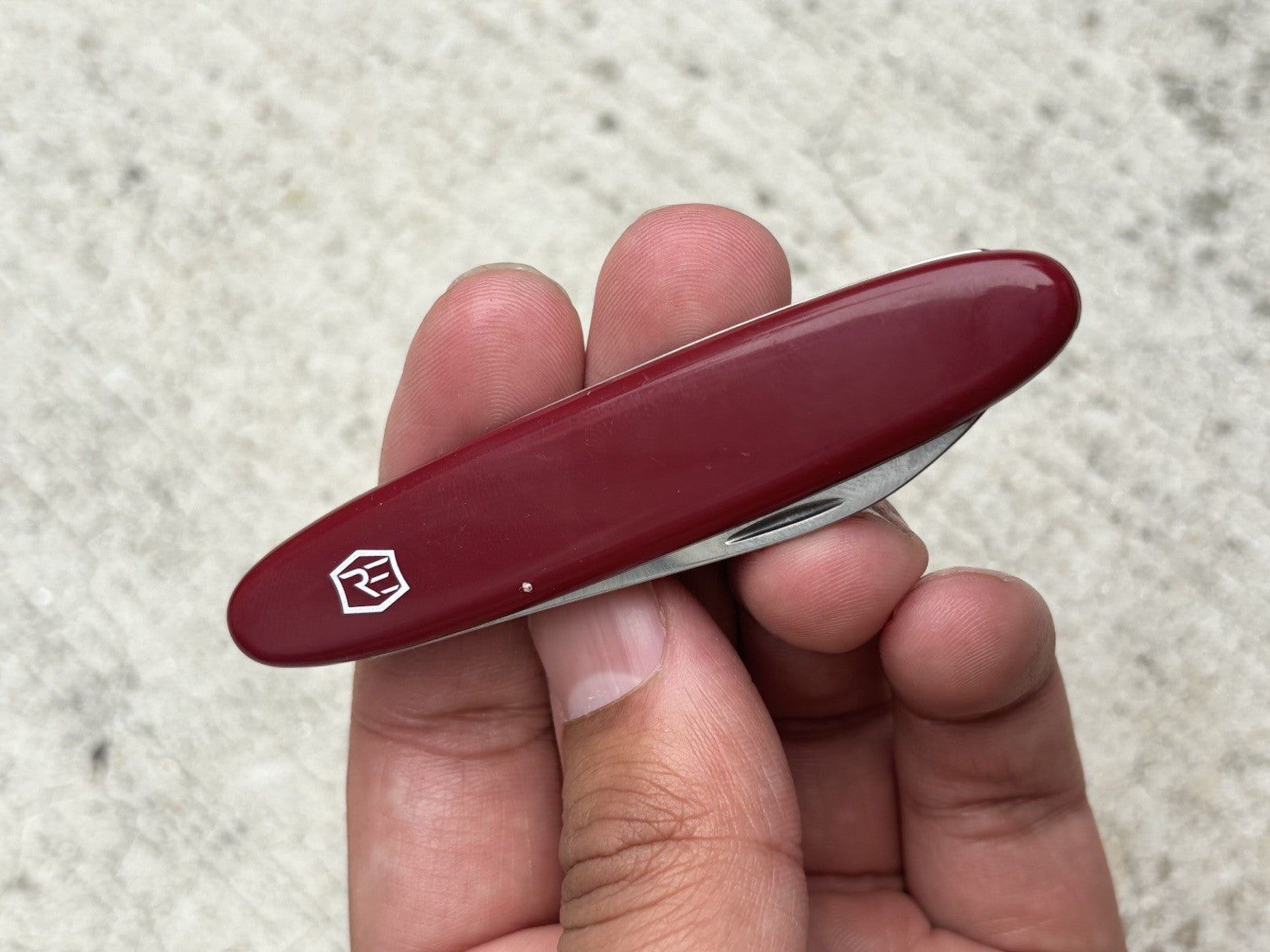 3” Swiss Army Knife Boy Scouts 2 Blades Serrated Burgundy Mirror Finish Sharp