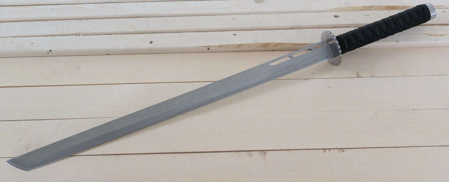 29” Ninja Sword 🥷 Tanto Steel Hilt Full Tang Razor Sharp Samurai Battle Ready