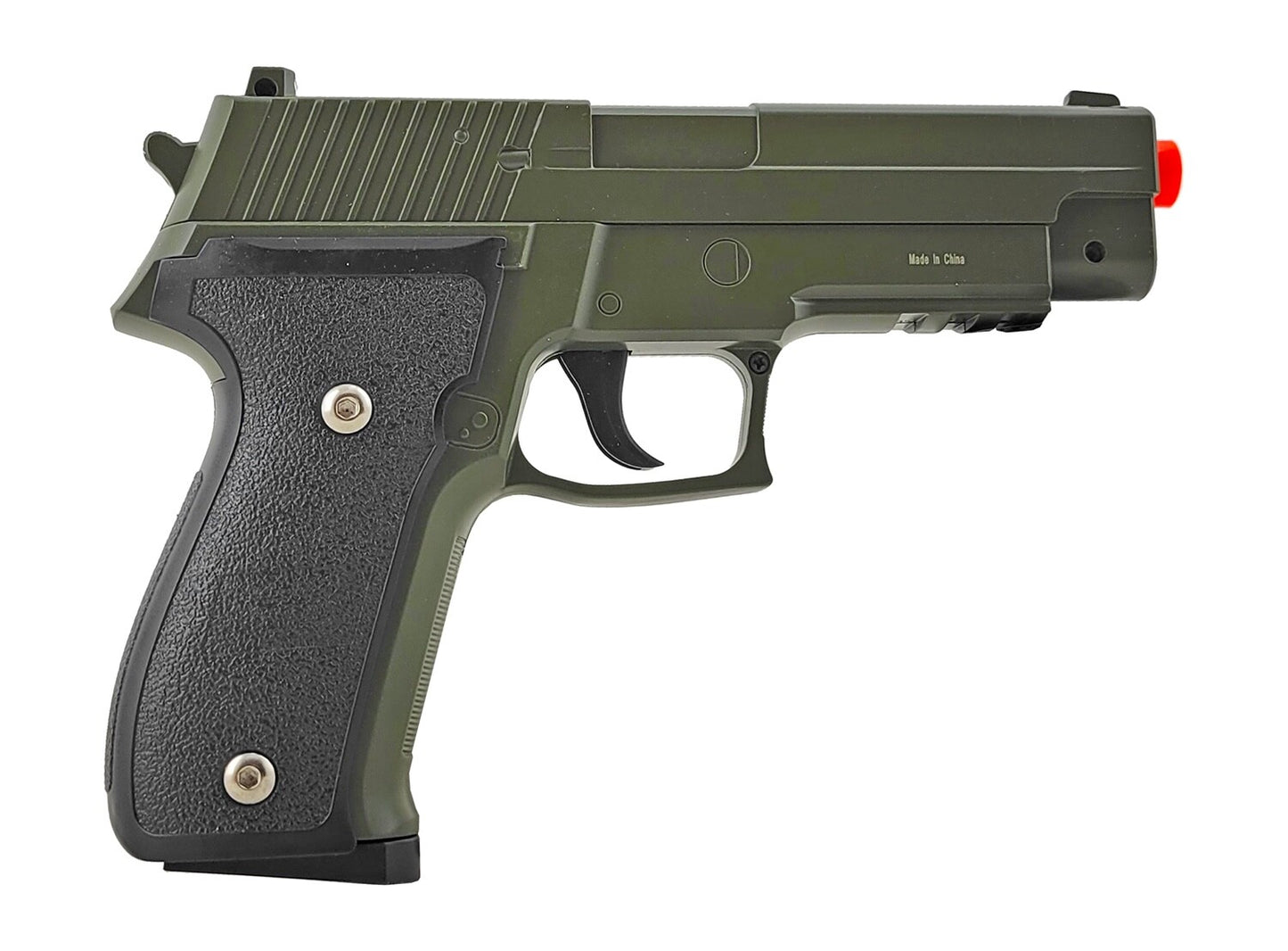 Army Green G26 Full Metal Airsoft Gun Spring Powered 320 Fps 6mm Bbs Large Size