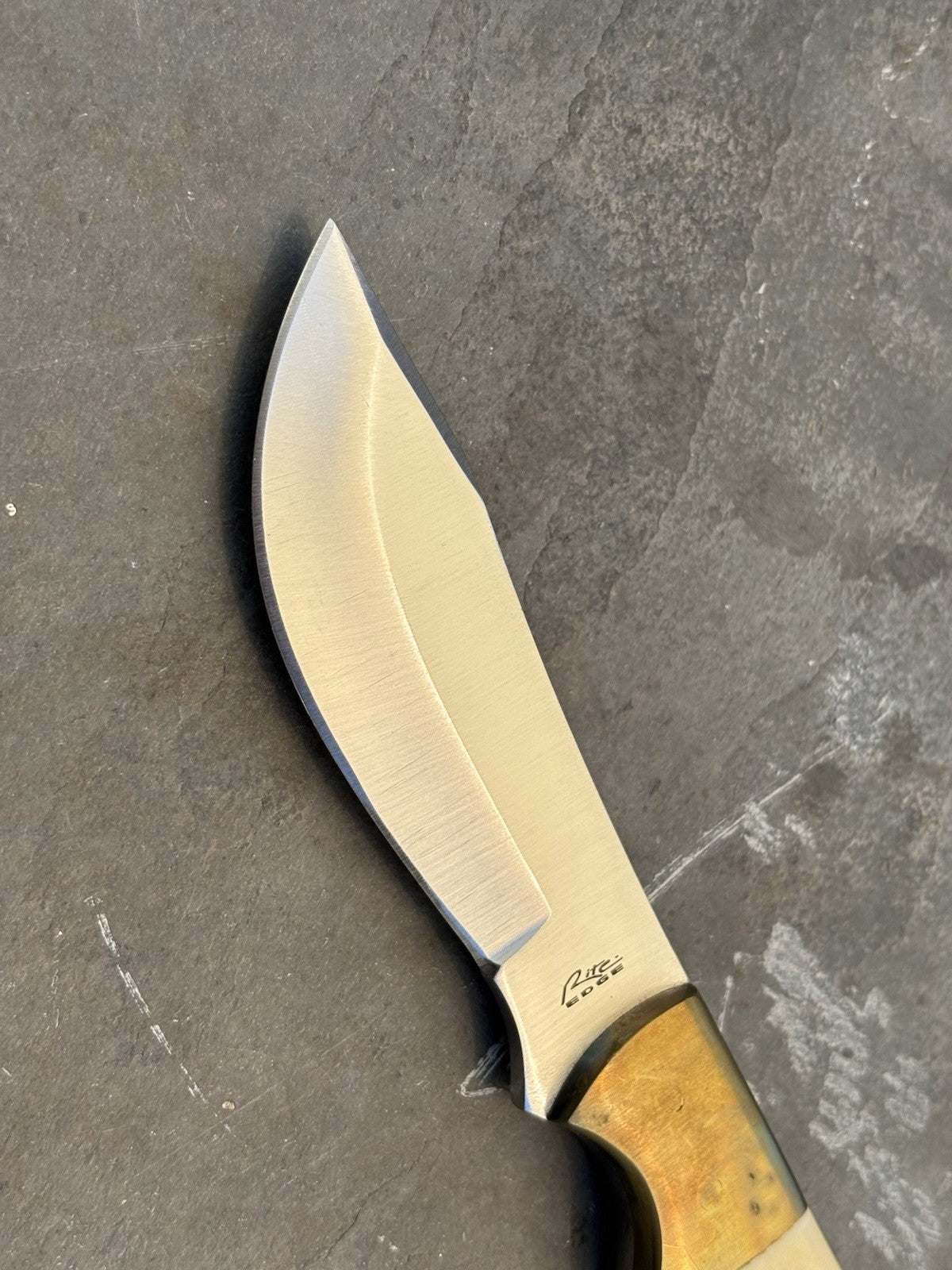 7” Fixed Blade Knife Leather Sheath High Carbon Steel Knife Handmade Thick