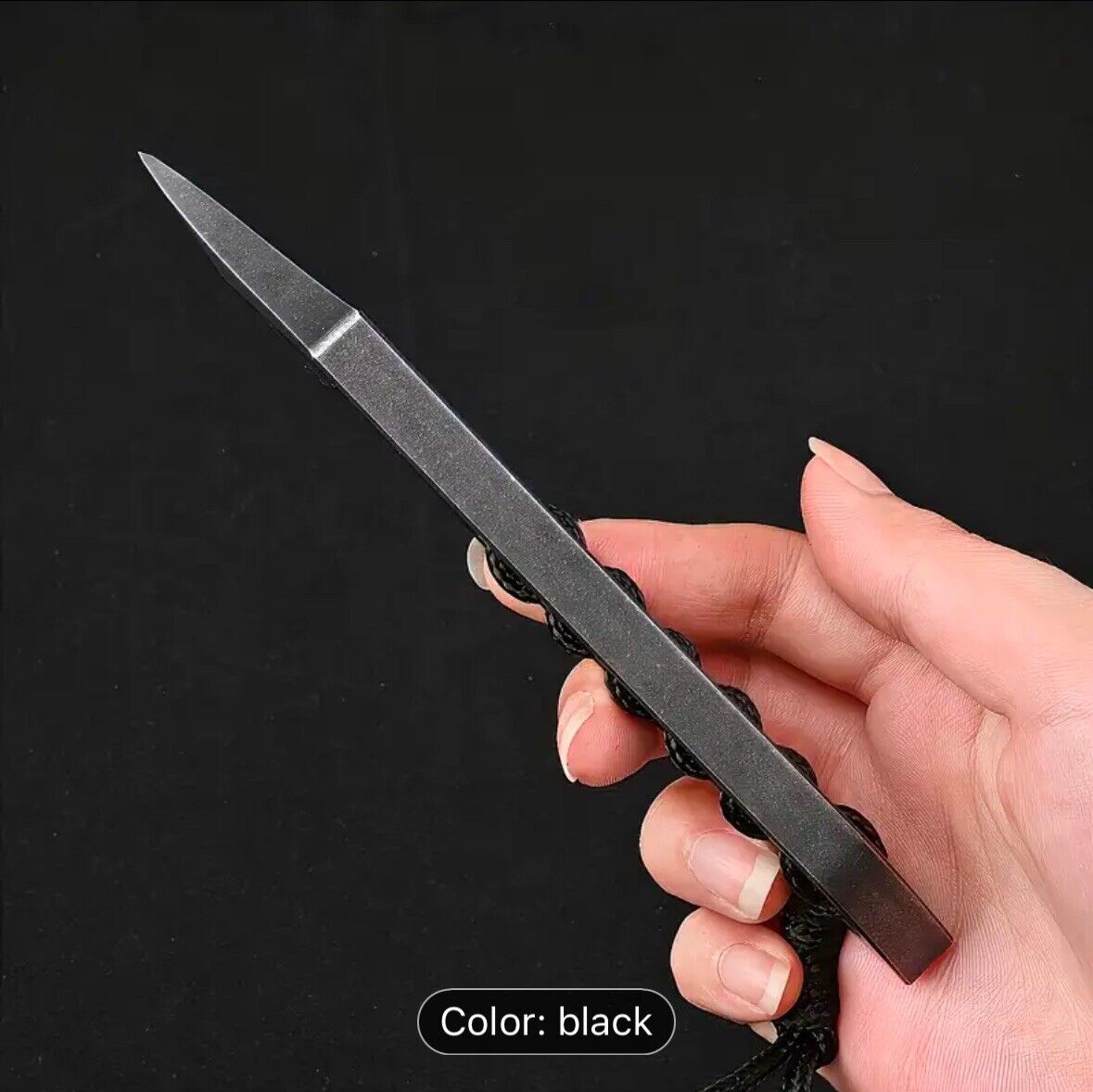 Mini Hatchet Kiradashi Knife Fixed Blade Kydex Sheath 61hrc 9cr18mov 10mm Thick