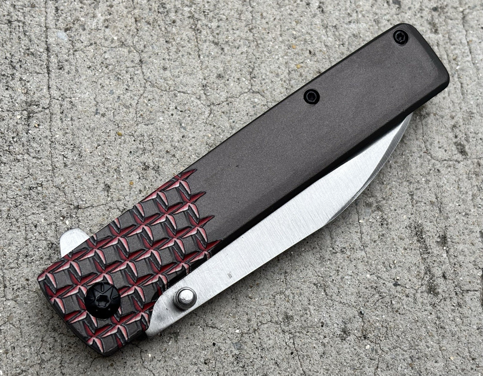 Modern Pocket Knife 8”Spring Assist Full Metal Deep Carry Clip Sheepsfoot Blade