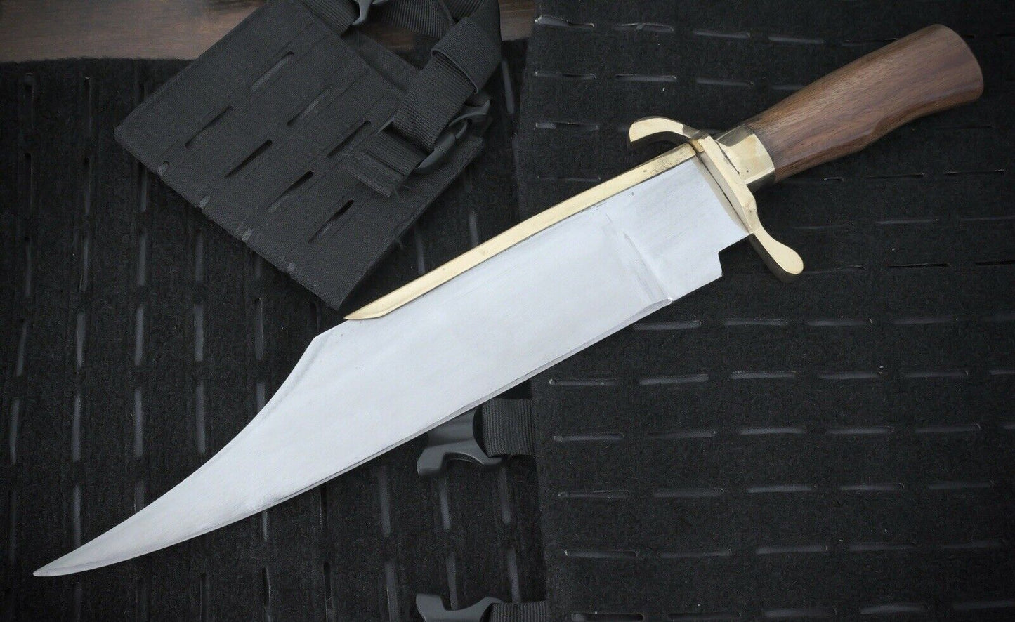 19” Survival Knife MEGA XL Long Full Tang Brass Guard Rambo 3 Sheath Heavy Duty