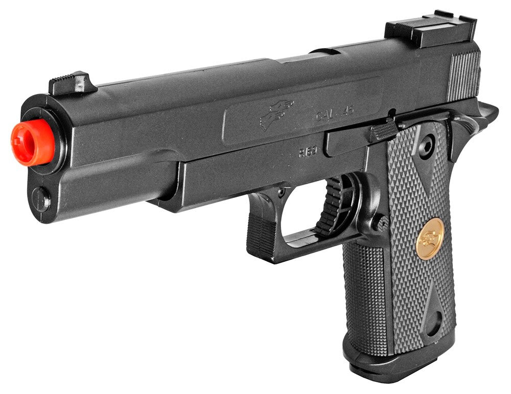 P169 Double Eagle Spring Power Airsoft Pistol Black Double Eagle Full Size