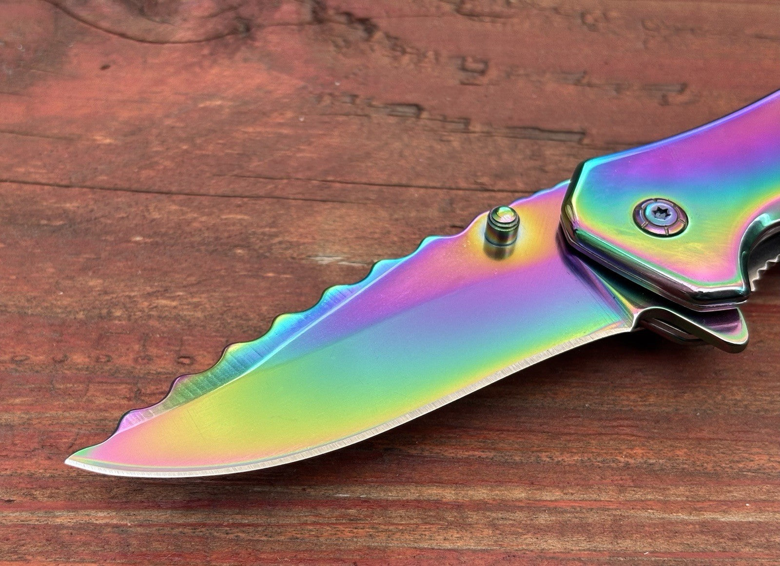 Metal Spring Assist Pocket Knife Emergency Window Punch Seatbelt Cutter Titanium