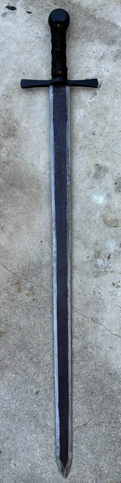 41” Rustic Broad Sword High Carbon Steel Full Tang Authentic Medieval Sharp