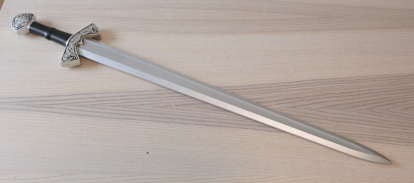 38” Latex Crusader Sword Excalibur Large Double Sides Hilt Cosplay Larping Toy